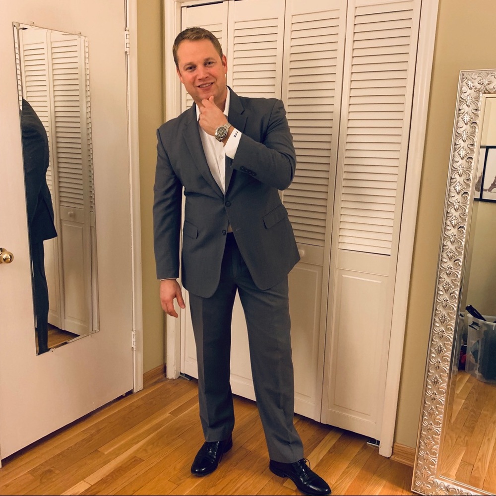 Boss Avenue Grey Full Suit